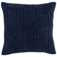 Kosas Home Marcie Knitted 22 Throw Pillow Indigo