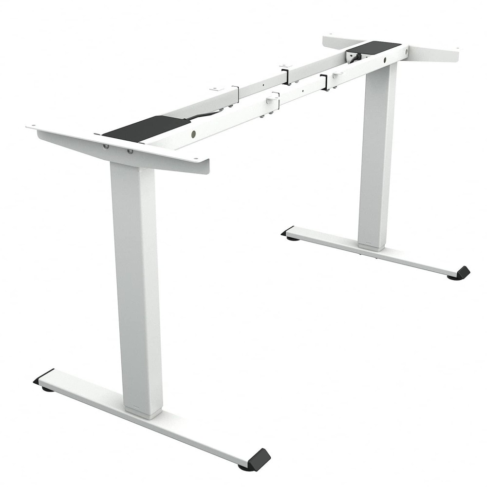 Topsky Dual Motor Electric Adjustable Standing Computer Desk For Home And Office (White Frame Only)