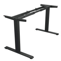 Topsky Dual Motor Electric Adjustable Standing Computer Desk For Home And Office (Black Frame Only)