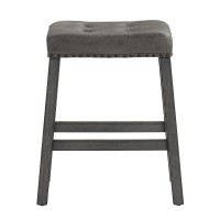 Upholstered Counter Stool Set of 2