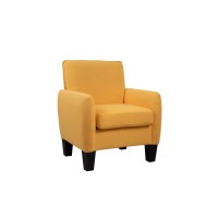 Lilola Home LHF-89006 Accent chair, Mia Yellow