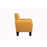 Lilola Home LHF-89006 Accent chair, Mia Yellow