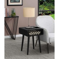 Convenience Concepts Napa End Table Black