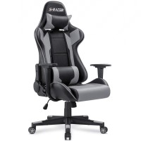 Homall Gaming Chair Office Chair High Back Computer Chair Leather Desk Chair Racing Executive Ergonomic Adjustable Swivel Task