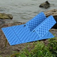 Foam Sit Pad, Portable Xpe Material Hiking Pad, Outdoor Travel For Mountaineers For Pinic(Blue+Black)