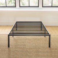 Best Price Mattress Twin Xl 14 Inch Black Metal Platform Bed Frame