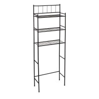 Honeycando 3 Tier Overthetoilet Space Saver Shelving Unit Black Bth09022 Black