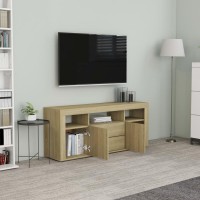 vidaXL TV Cabinet Sonoma Oak 472x118x197 Chipboard 801817