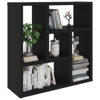 vidaXL Wall Shelf Floating Shelf with 5 Compartments Display Shelf Wall Mounted Shelf for Book DVD CD Photo Frame Trophy Plan