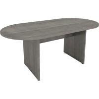 Lorell Weathered Charcoal Laminate Desking 13 Top 0 Edge 72 x 29536 Finish Laminate