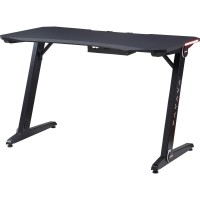 Lorell Standard Ergonomic Gaming Desk x 47 Table Top Width x 2375 Table Top Depth 29 Height Assembly Required Black