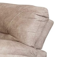 Benjara Fabric Chair With Padded Tufted Back And Pillow Top Arms, Beige