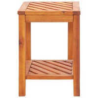 vidaXL Side Table Solid Acacia Wood 177x13x177 44067