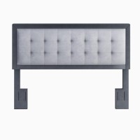 Zoe Adjustable Upholstered Tufted Velvet Headboard