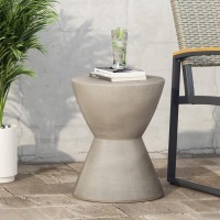 Christopher Knight Home 313408 Side Table, Light Gray