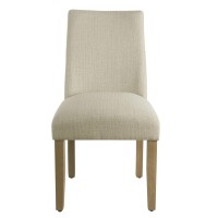 Homepop Marin Curved Back Dining Chair Single Pack Linen