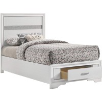 Miranda Twin Storage Bed White