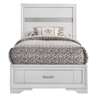 Miranda Twin Storage Bed White