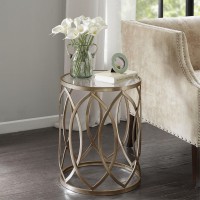 Arlo Metal Eyelet Accent Table