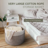 Large Cotton Rope Basket - 22