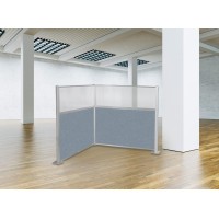 Versare Hush Panel Cubicle Kit | Workstation Partition Walls | Sound Dampening Cubicle Walls | Partitions For Desks