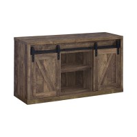 48 TV CONSOLE RUSTIC OAK