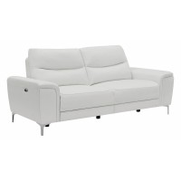 Largo 2piece Upholstered Power Living Room Set White