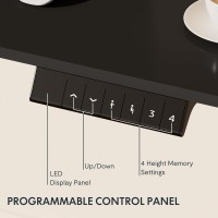 Flexispot Standing Desk With Keyboard Tray 48 X 24 Electric Adjustable Height Computer Workstation Desk Home Office Stand