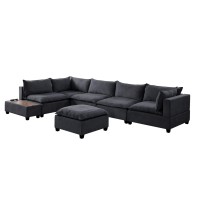 Lilola Home Lhf8140111A Sectional Grey