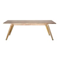 38 X 72 X 30 Honey Wood Dining Table Large