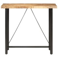 vidaXL Bar Table 472x228x421 Rough Mango Wood 286611