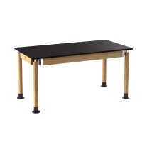 Nps Signature Science Lab Table, Oak, 30 X 60, Phenolic Top,