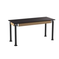 Nps Signature Science Lab Table, Black, 24 X 60, Phenolic Top,