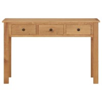 vidaXL Dressing Table 46.5x15.7x30.3 Solid Oak Wood