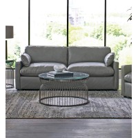 Grayson 2piece Sloped Arm Upholstered Living Room Set Grey