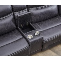 6 Pc Motion Sectional Transitional Charcoal