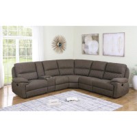 Variel 6piece Modular Motion Sectional Taupe