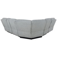 Belize 6Piece Pillow Top Arm Motion Sectional Grey