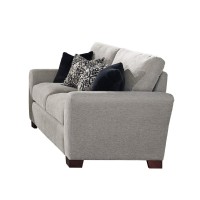 Soft flared arms complement this beautifully tailored frameRelax in comfort with extra plush seatingPremium down alternative wrapped pocket coil seat cushions provide lasting comfortPremium down alternative and foam back cushions provide extra comfort and