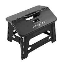 Sumbabo Kids Folding Step Stool For Toddlers - Safety Lock To Stable (1 Black)