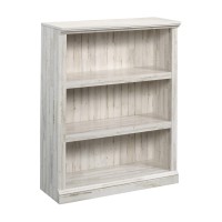 Sauder Miscellaneous Storage 3-Shelf Bookcase/ Book Shelf, White Plank Finish