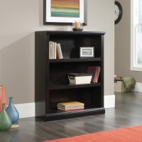 Sauder Miscellaneous Storage 3Shelf Bookcase Book Shelf Mystic Oak Finish