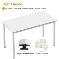 Need Small Computer Desk - 39 3/8'' Inches Heavy Duty Writing Desks, Simple Laptop Corner Table For Home Office,Dormitory Ac3Dw10060