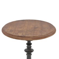 vidaXL End Table Solid Fir Wood 157 x252 Brown 246125