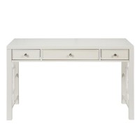 Verano 3Drawer White Desk