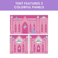 Delta Children Loft Bed Tent Curtain Set For Low Twin, Disney Princess