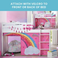 Jojo Siwa Loft Bed Tent - Curtain Set For Low Twin Loft Bed (Bed Sold Separately) By Delta Children