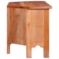 Vidaxl Solid Mahogany Wood Simple Yet Stylish Tv Cabinet. Brown Light Wood 39.4