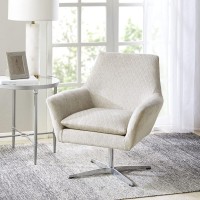 Madison Park Dorian Swivel Chair With Cream Finish Mp103-1081