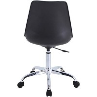 Lorell Lys Plastic Shell Task Chair, Black